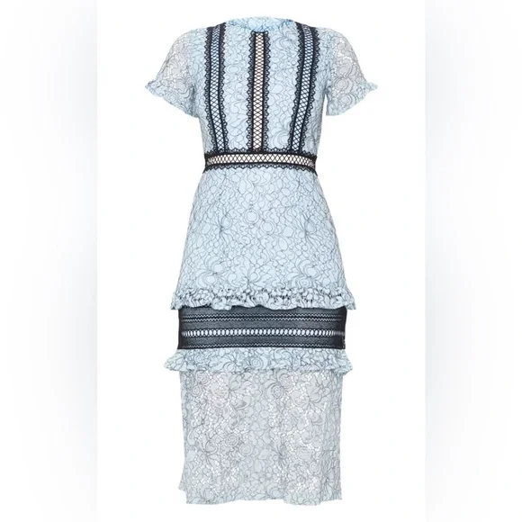 PrettyLittleThing | Dresses | Pretty Little Thing Dusty Blue Lace Ruffle Detail Midi Dress | Poshmark PrettyLittleThing | Dresses | Pretty Little Thing Dusty Blue Lace Ruffle Detail Midi Dress | Poshmark